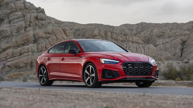 2024 Audi A5 in red.